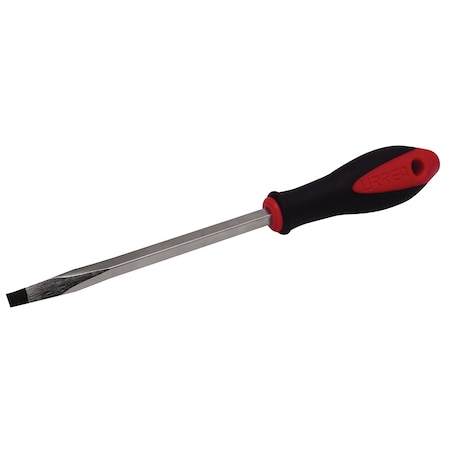 Urrea Bimaterial Screwdriver, 3/8X10" Slotted 8810
